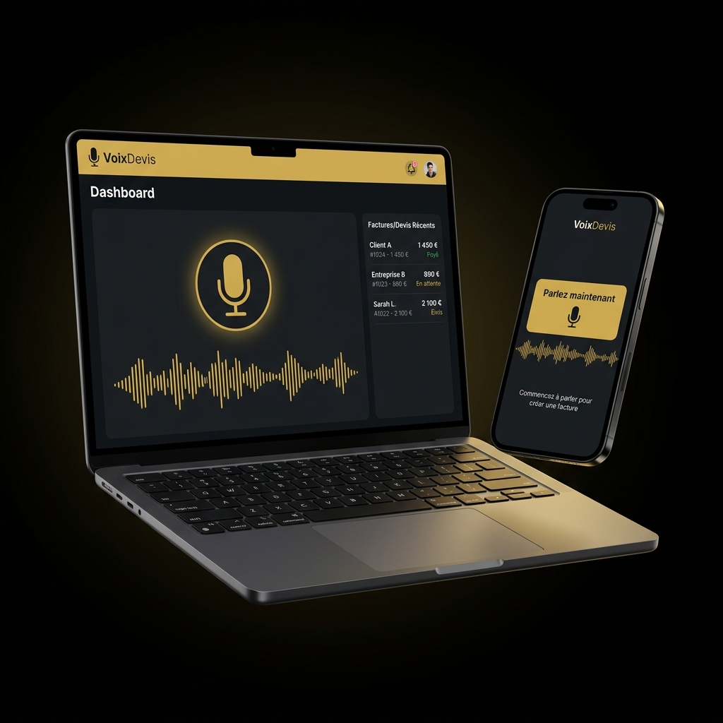 VoixDevis — Application SaaS de devis et factures vocaux